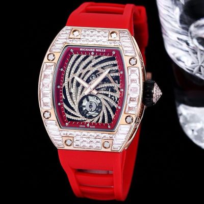 Richard Mille RM51-02 stainless steel and White Diamond Diameter 43mm watch